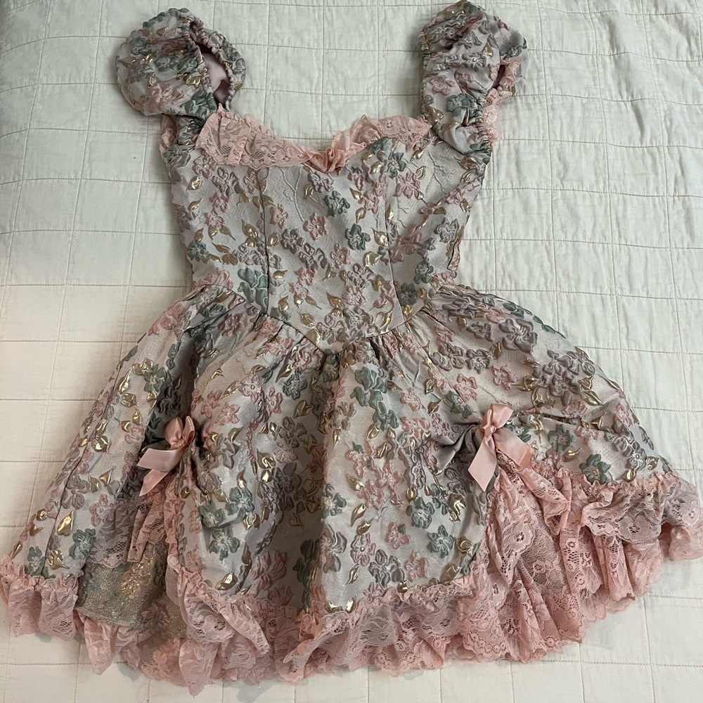 Tea And Circumstance Brocade Mini Dress | Halloween Costume | Dolls Kill